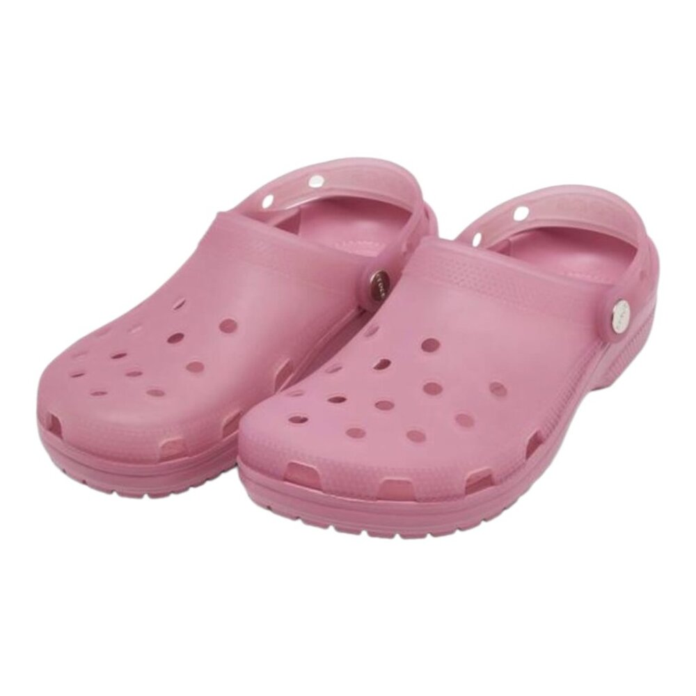 NWT Women's Crocs Frosted Classic Clog Shoes - Rosette - Size: 8 ( 24 cm )